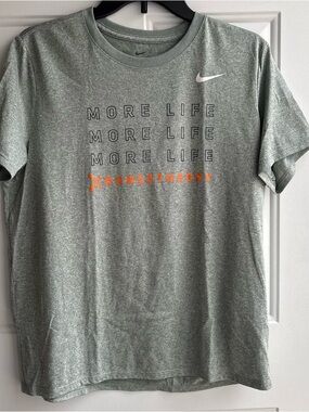 Nike Heather Gray 'More Life' OrangeTheory Short Sleeve Tee